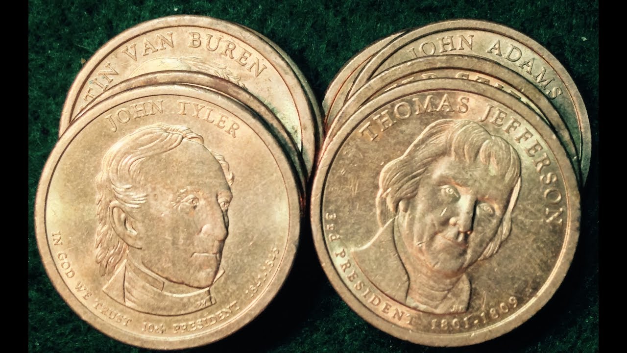 2007-2009 Presidential Dollar Coins - Many Edge Errors To Look For