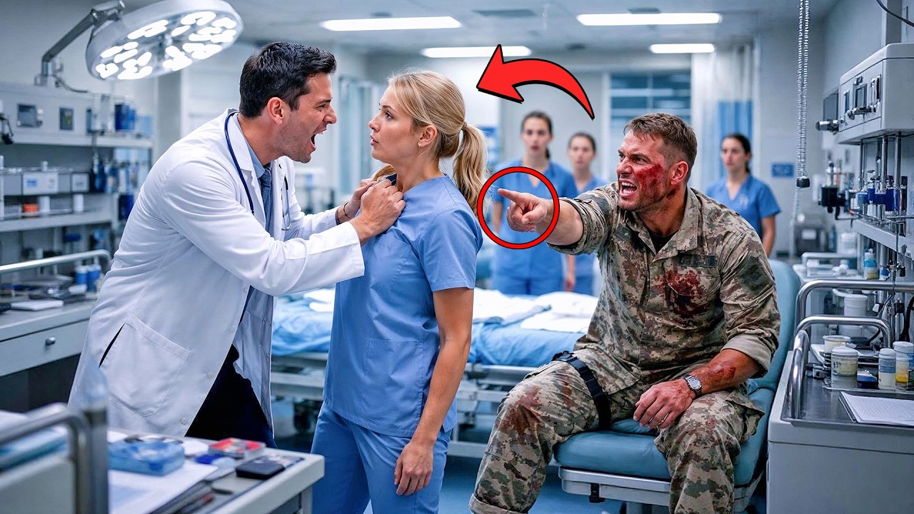 “Step Aside,”Doctor Snapped  Quiet Nurse — Until Navy SEAL Murmured, “You Have No Idea Who She Is.”