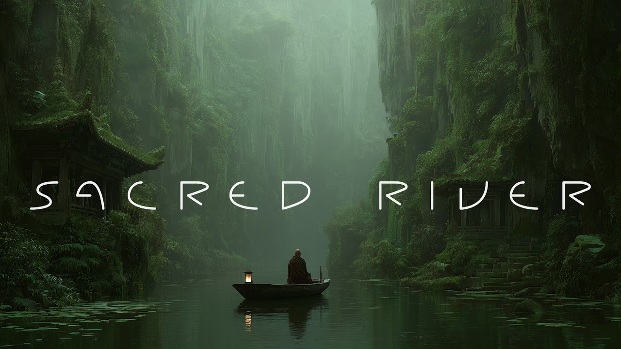 Sacred River - Calm Sleep Meditative Music - Spiritual Relaxing Ambient