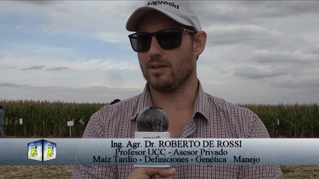 Ing. Agr. Dr. Roberto De Rossi - Profesor UCC, asesor privado.