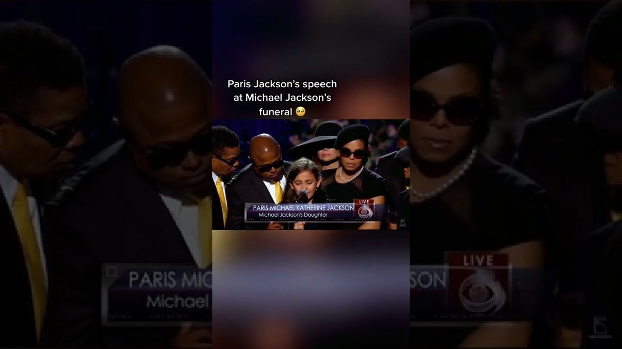 Paris Jackson's Speech At Michael Jackson's Funeral #Shorts