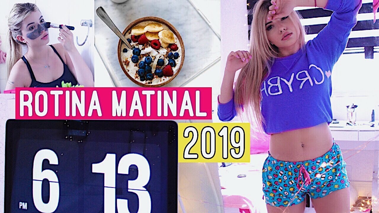 ROTINA MATINAL PARA ESCOLA 2019! PRODUTIVA + DICAS| Michelle Almendra