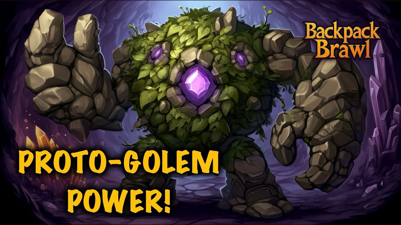 Dorf + Proto-Golem Build | Mining for Victory in Backpack Brawl