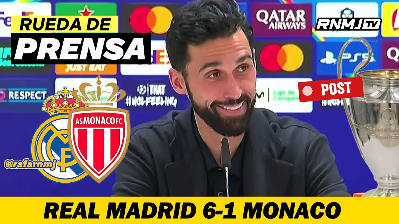 ARBELOA Rueda de prensa HOY post Real Madrid 6-1 AS Monaco (20/01/2026)
