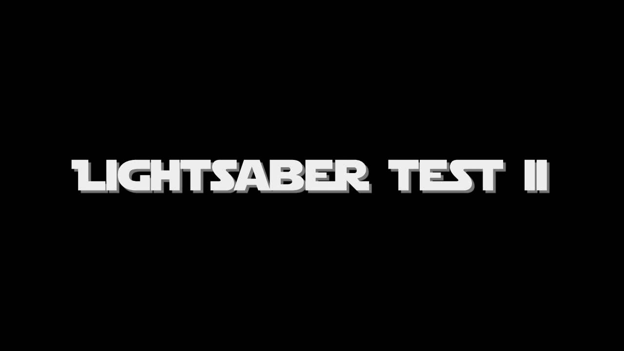 Lightsaber test - FXhome EffectsLab Pro