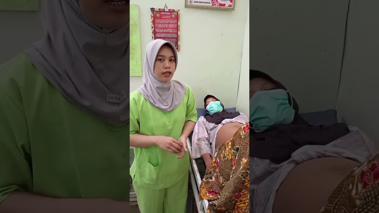 Ujian praktek pemeriksaan ANC Mahasiswi Kebidanan INKES Delihusada Delitua
