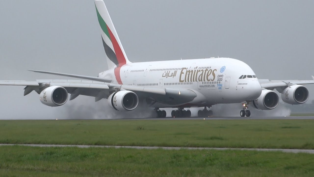 FULL Wet Thrust Reversers A380, B777, B747, A330, Polderbaan