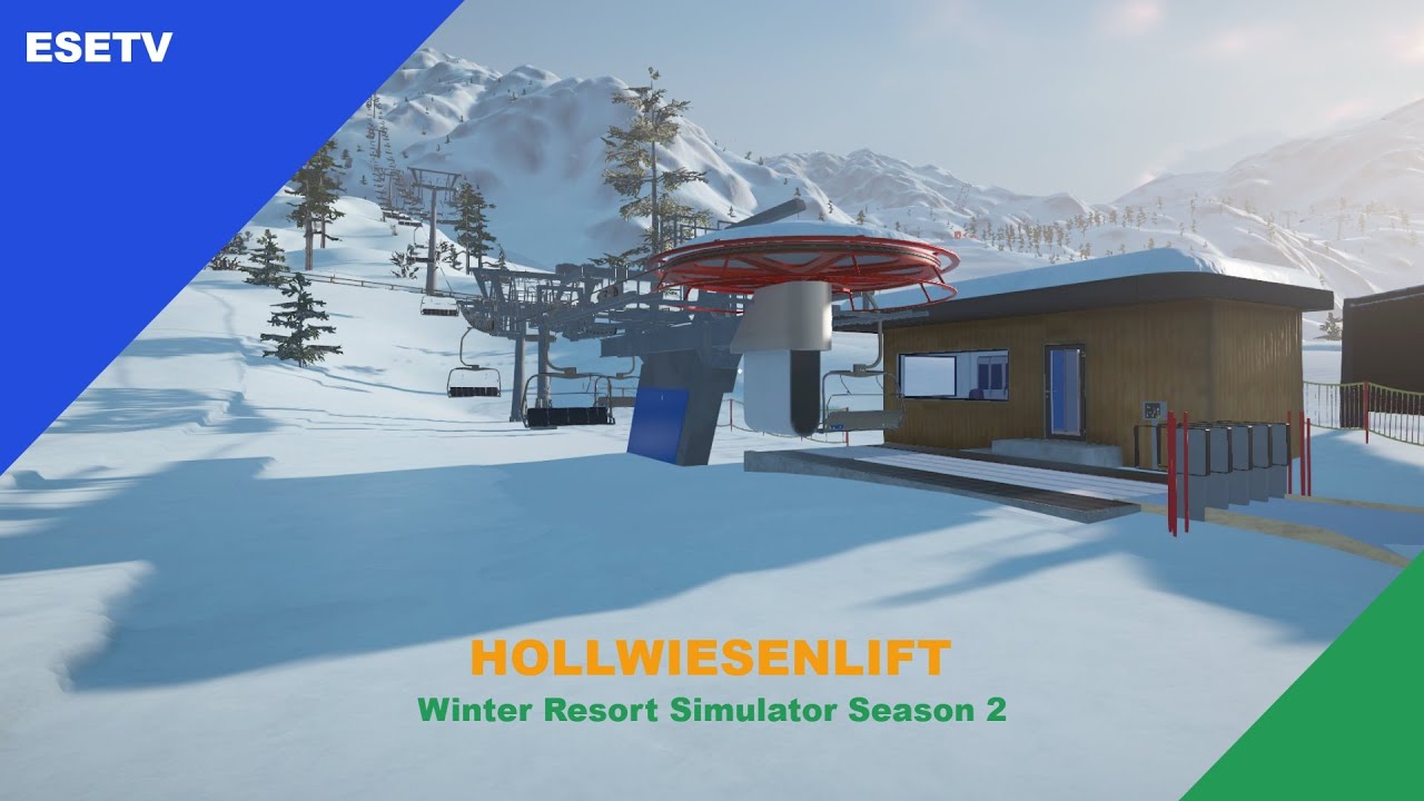 Höllwiesenlift, Winter Resort Simulator Season 2 gameplay