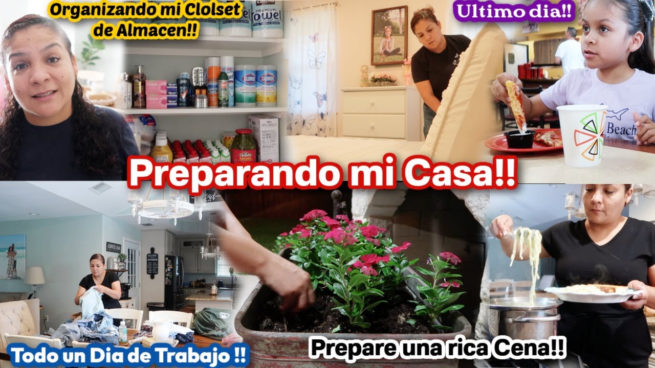 Preparándome en CASA‼️Ya Era TIEMPO de Hacerlo😱+Todo un Día Trabajando🤩Decorando el Porche y Palapa😍