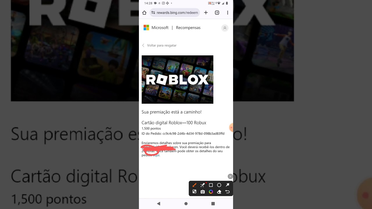 COMO RESGATAR ROBUX DE GRAÇA DA MICROSOFT BING