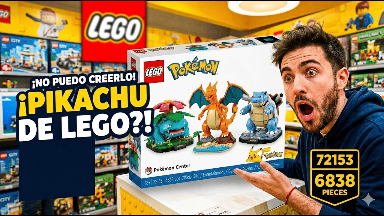 “¿LEGO ya vende Pokémon? Esto encontré en su tienda oficial…”