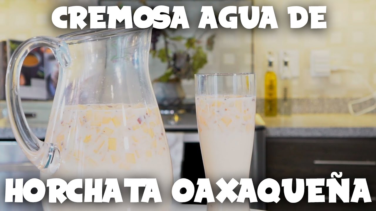Agua De Horchata Oaxaqueña De Melón Y Nuez - RECETA FÁCIL