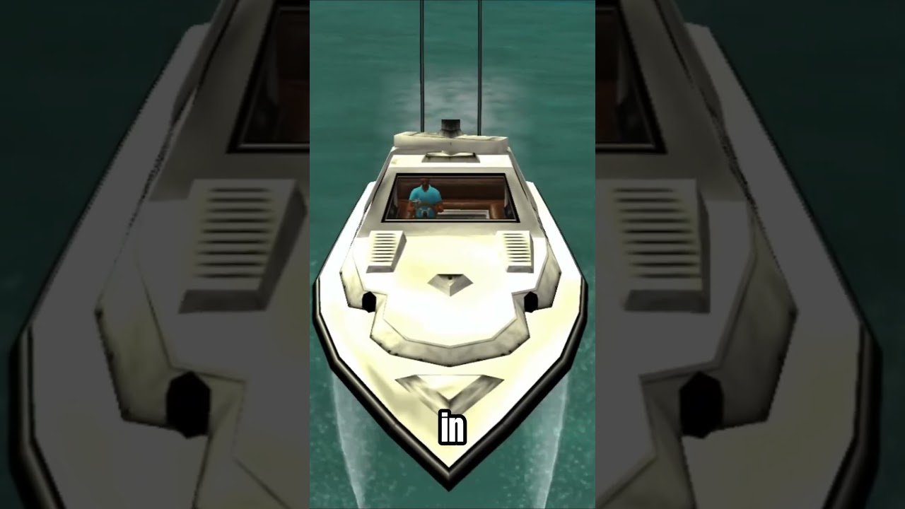 Что произойдёт, если мы доберёмся до края карты на лодке в каждой игре GTA? #gta #gtashorts #gta5