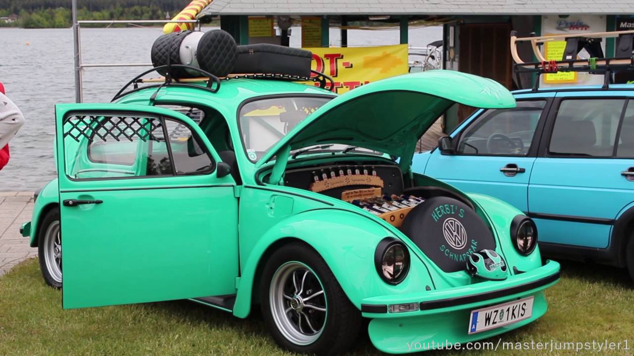 Beautiful restored VW K&auml;fer with schnaps bar
