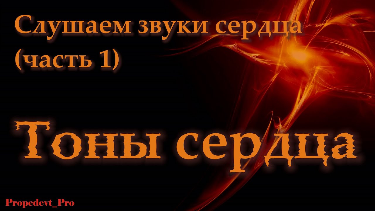 Аускультация сердца. Слушаем звуки сердца (часть 1). Тоны сердца