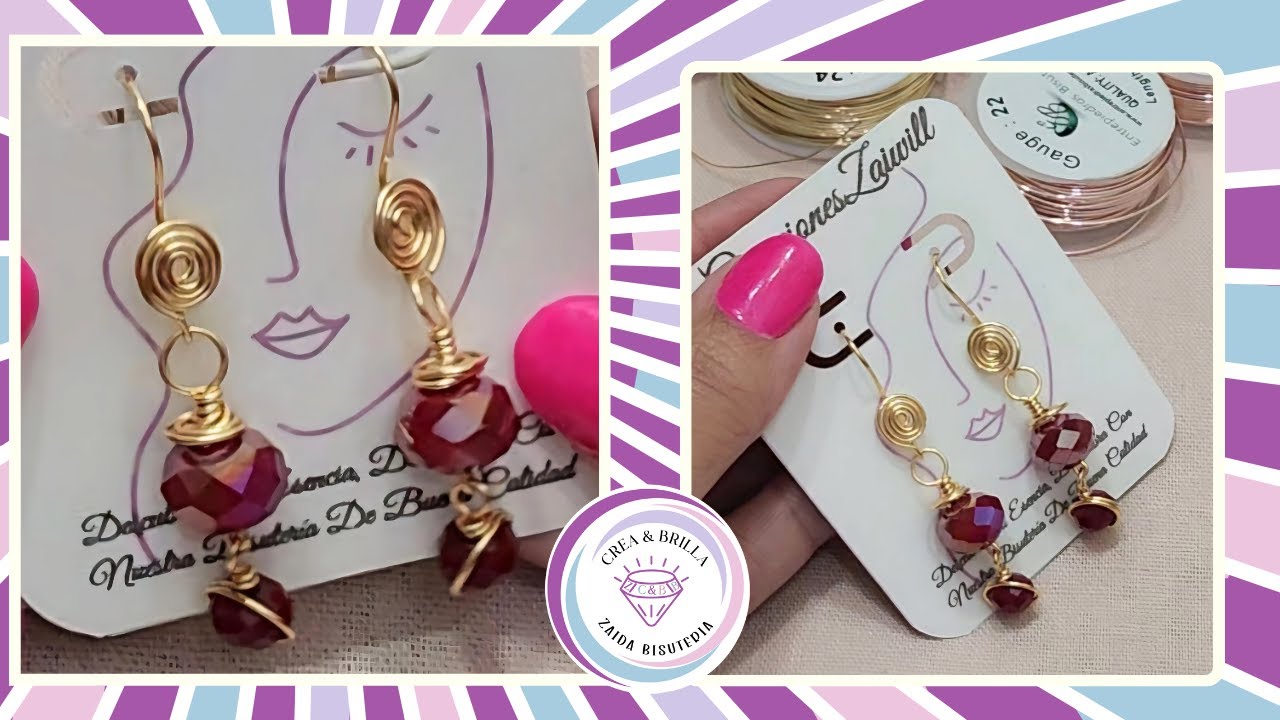 Aretes de Bisuteria Elegantes | Paso a Paso