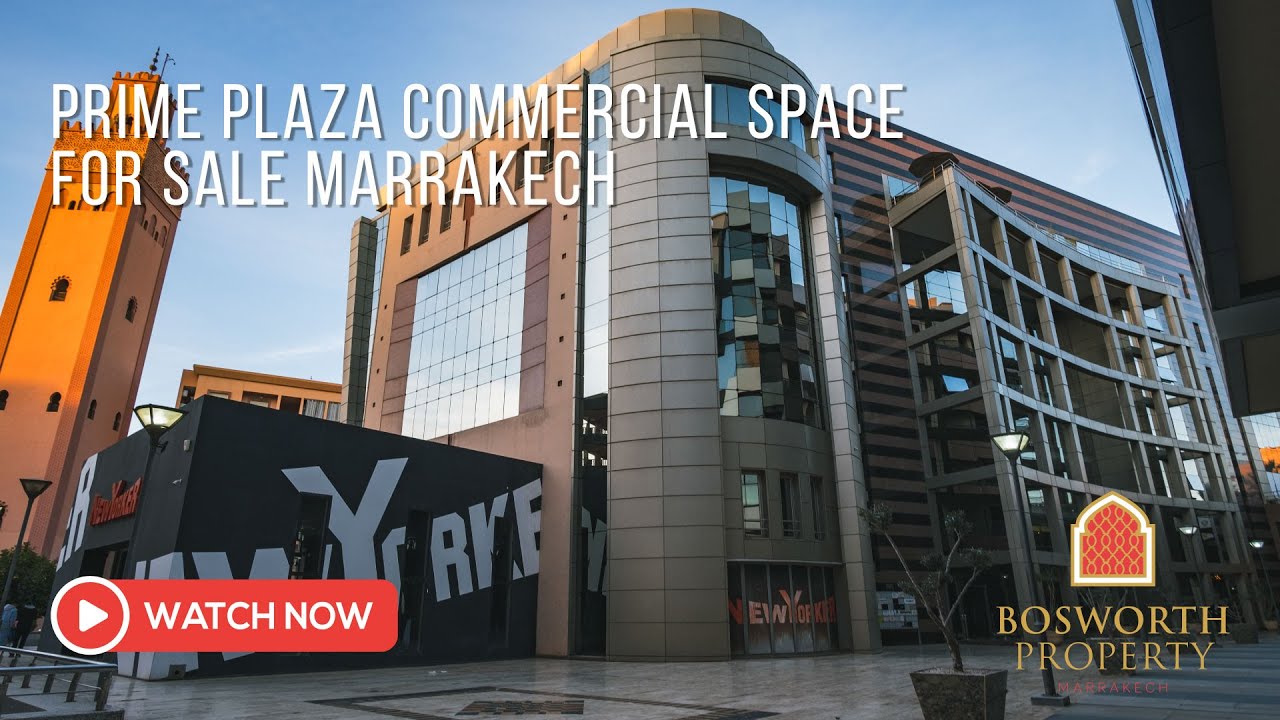 Prime Plaza Commercial Space For Sale Marrakech