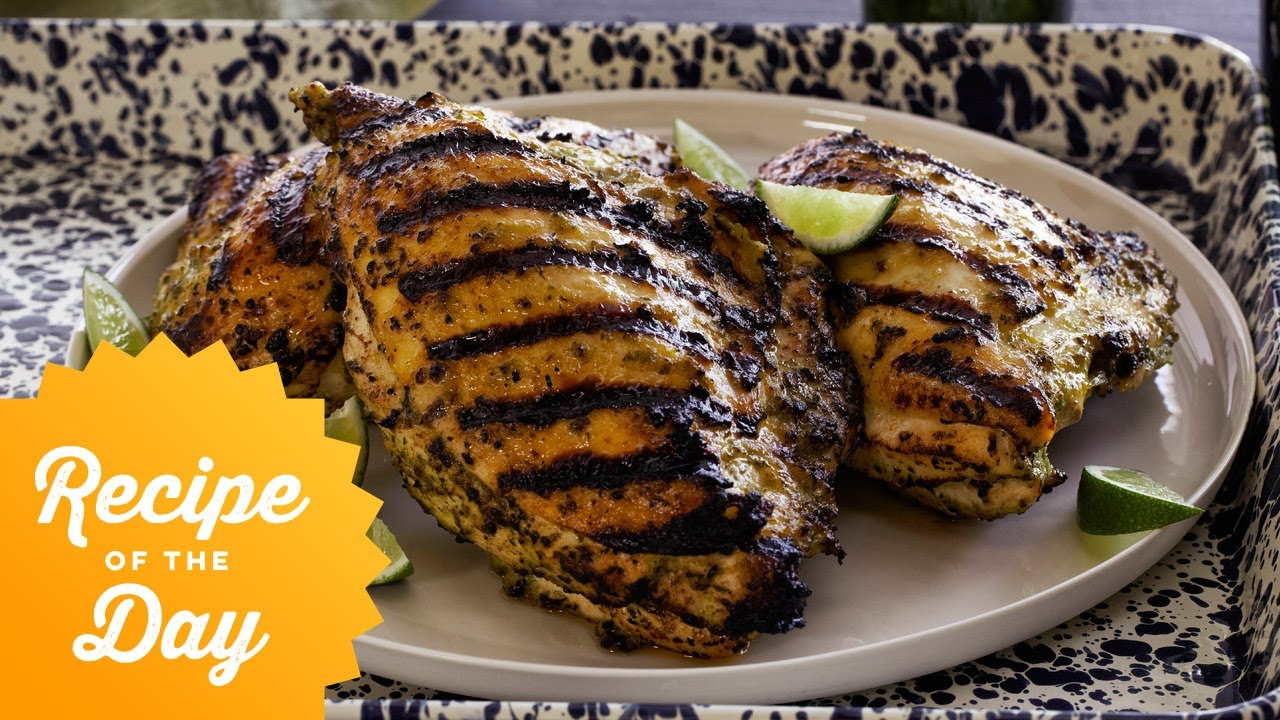 Recipe of the Day: Guy's Caribbean Jerk Chicken | Guy's Big Bite | Food Network