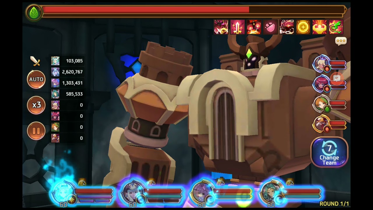 Monster Super League Wood Colossus dungeon