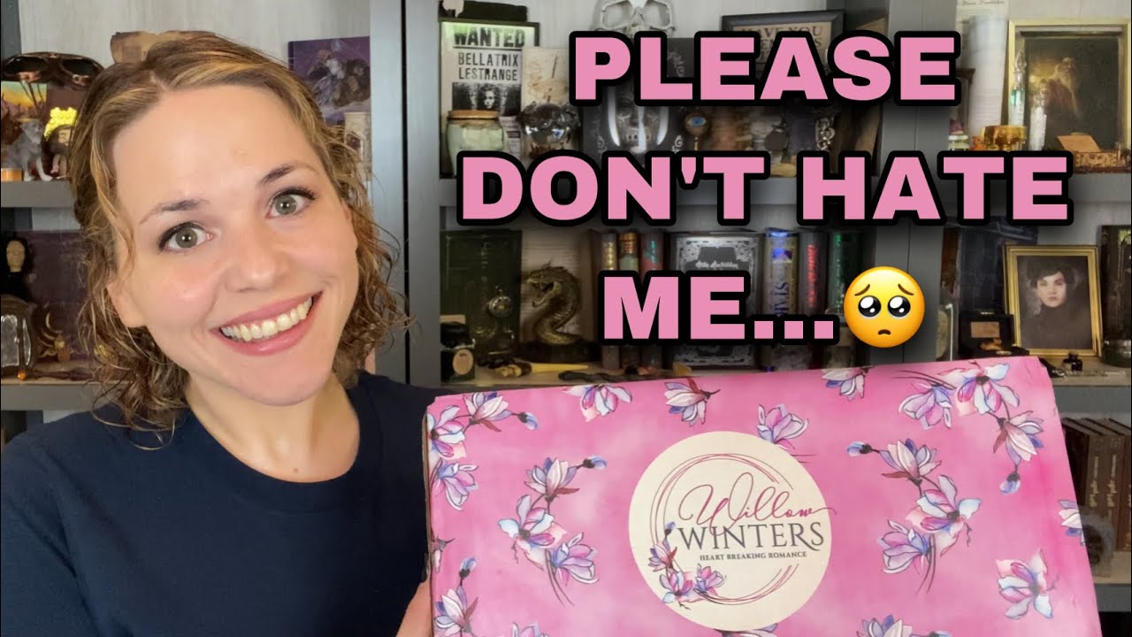 Book Lover Addict Box | Willow Winters | Romance Book Box Unboxing | I CANCELLED EVERYTHING 🙈