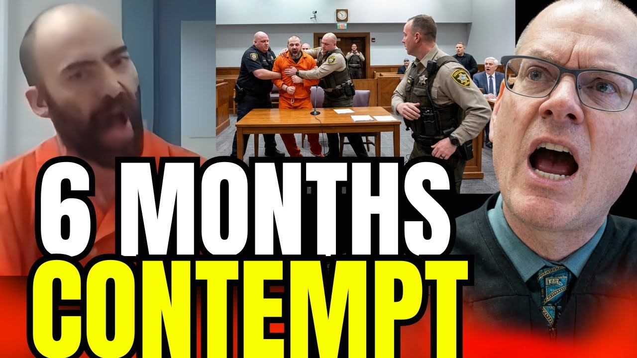 Judge HAMMERS 6 Month Contempt after Courtroom Outburst