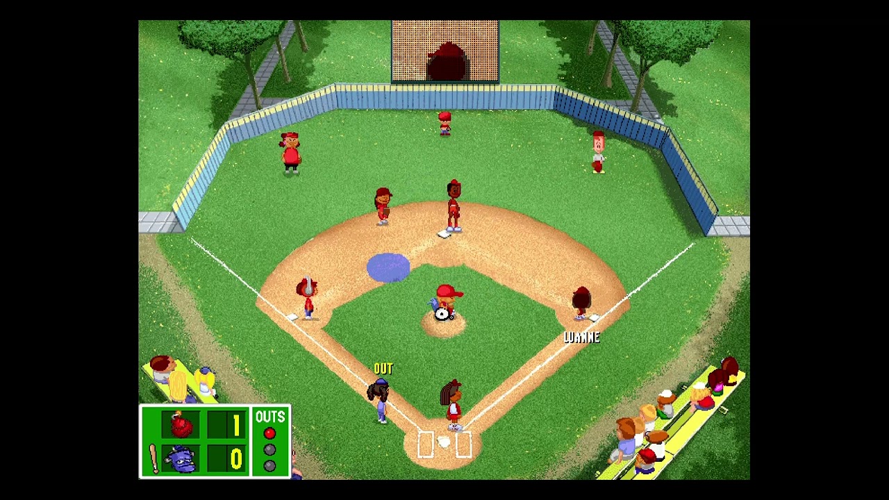Backyard Baseball 1997 gameplay