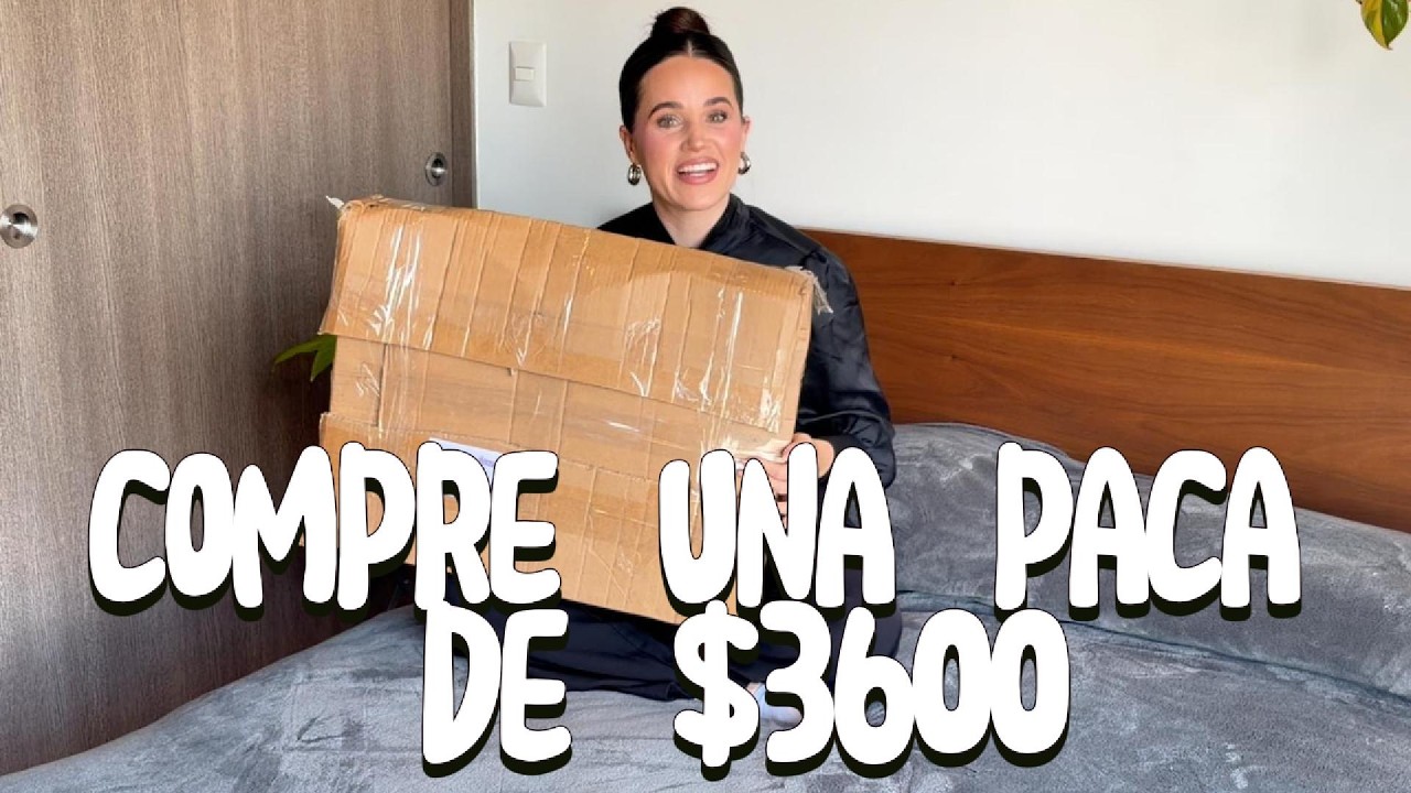 Compré una PACA de ropa de $3,600 pesos  *Valdrá la pena?* 😱