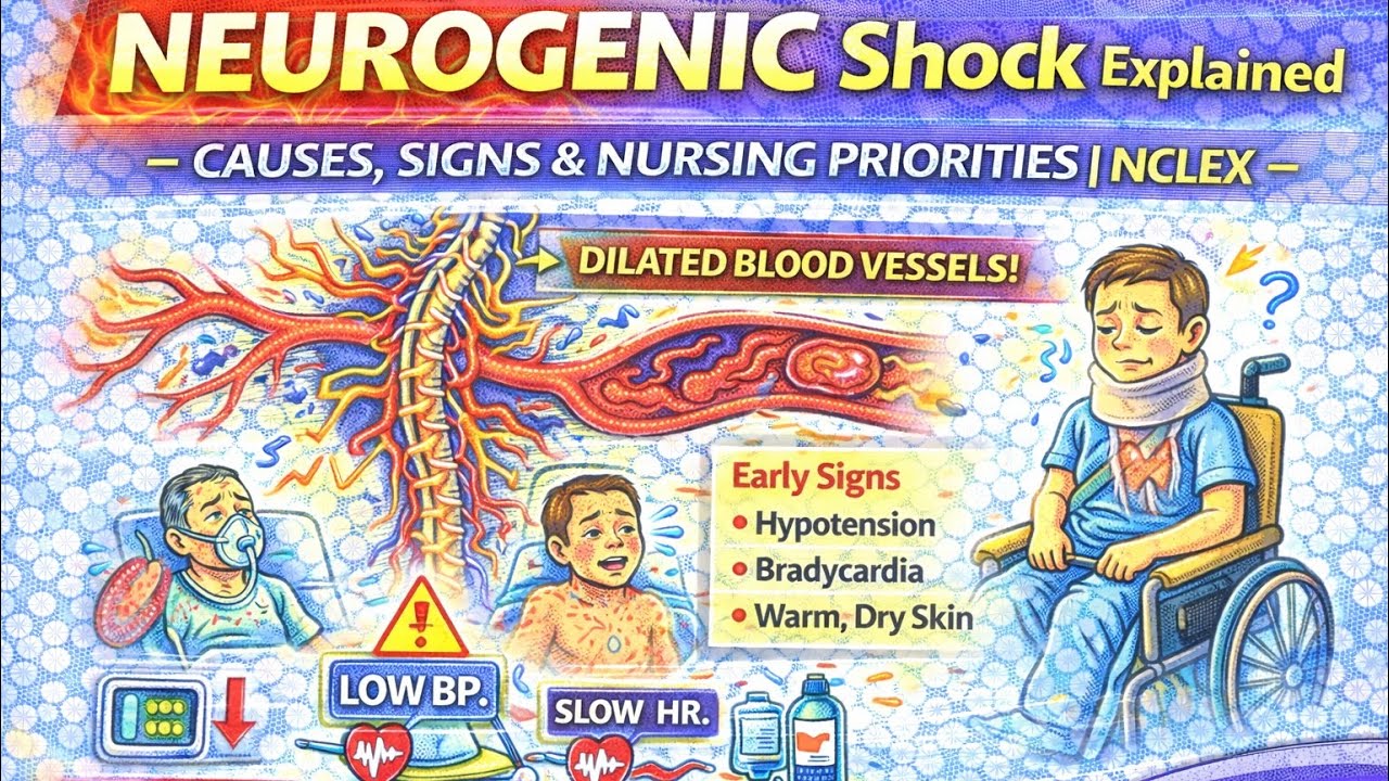 Neurogenic Shock Explained | Causes, Signs & Nursing Priorities | NCLEX