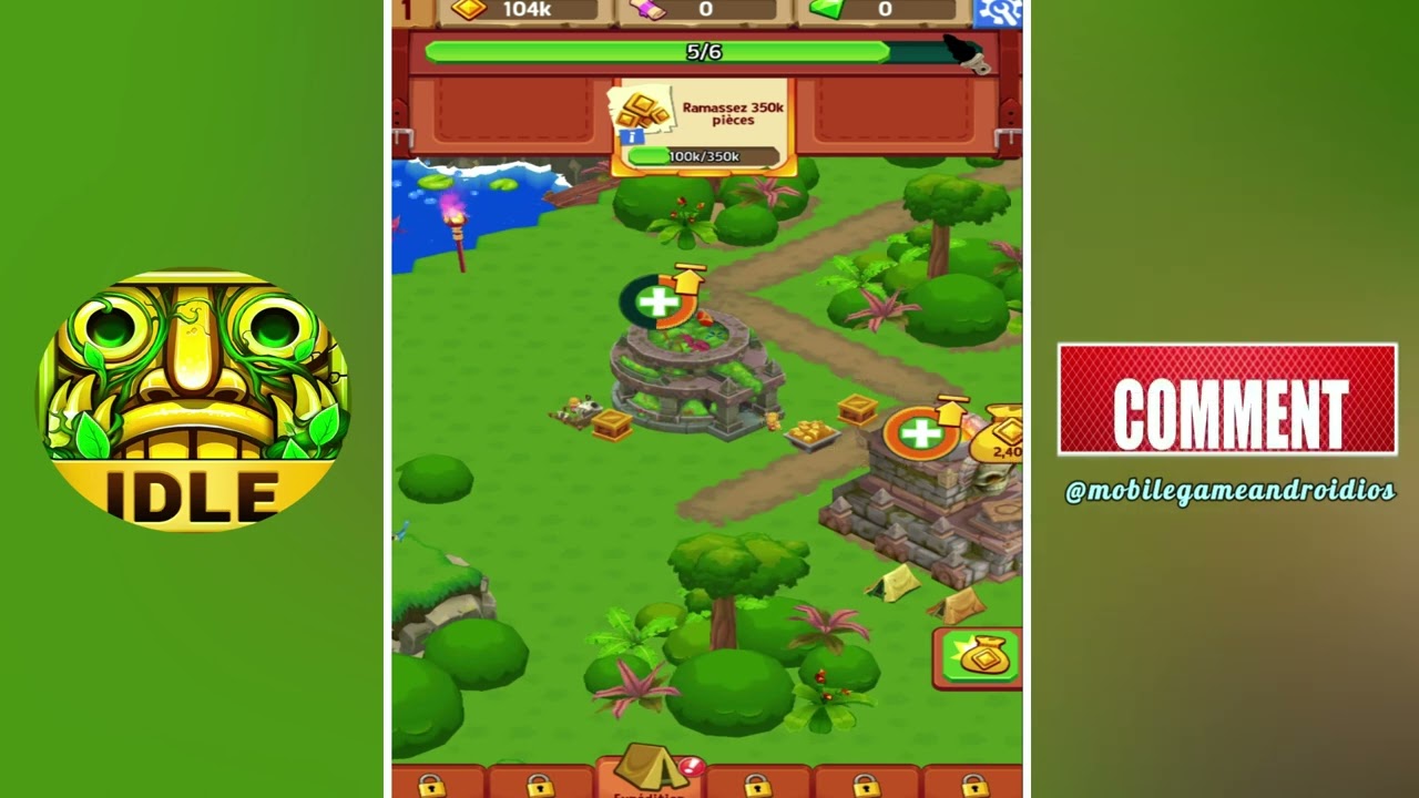 Temple Run: Idle Explorers - Gameplay Walkthrough Part 1 All Levels (Android, Ios)