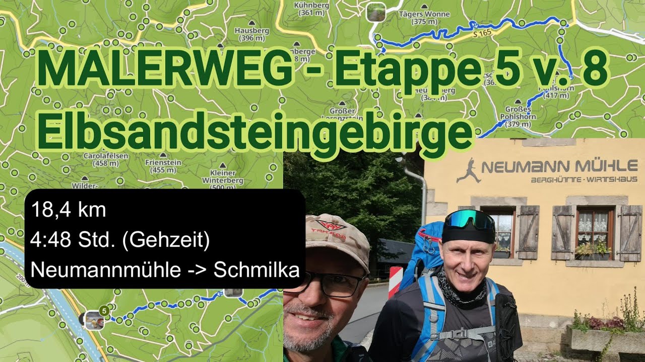 Malerweg Etappe 5 von 8 - Elbsandsteingebirge - Wandern