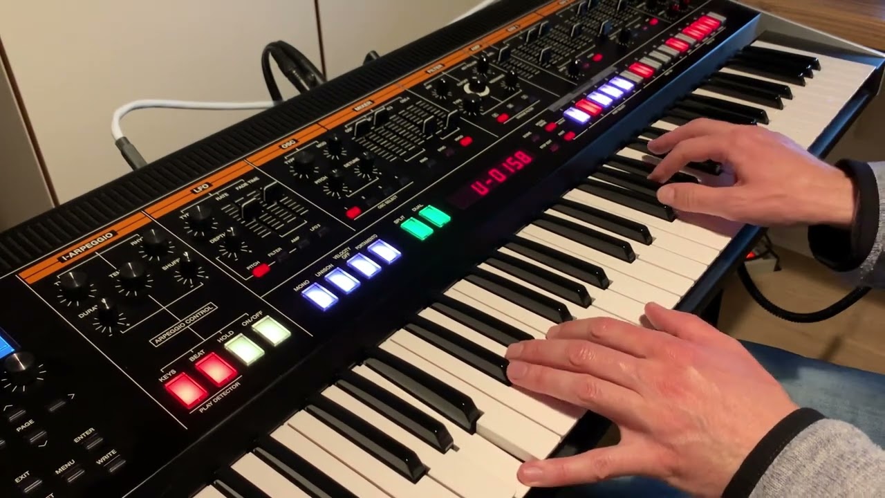 Valerie - Steve Winwood, synth and solo part on Jupiter-X