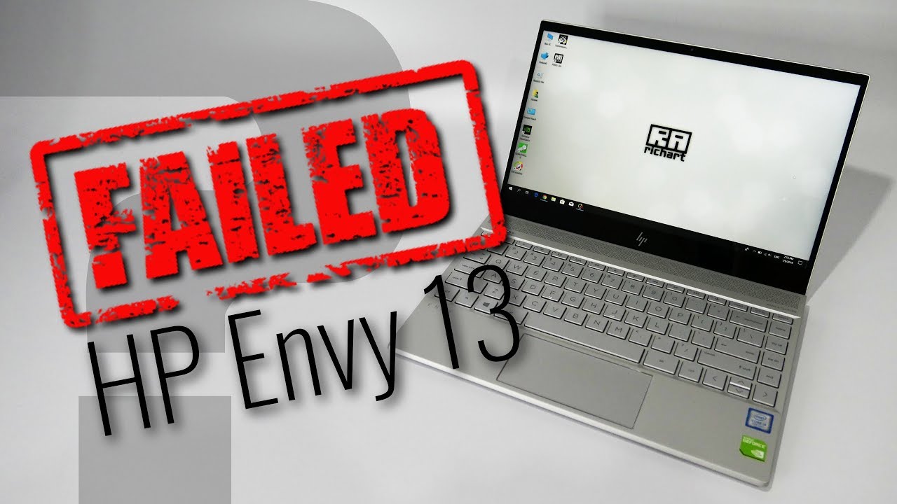 Failed Gaming Benchmark HP Envy 13