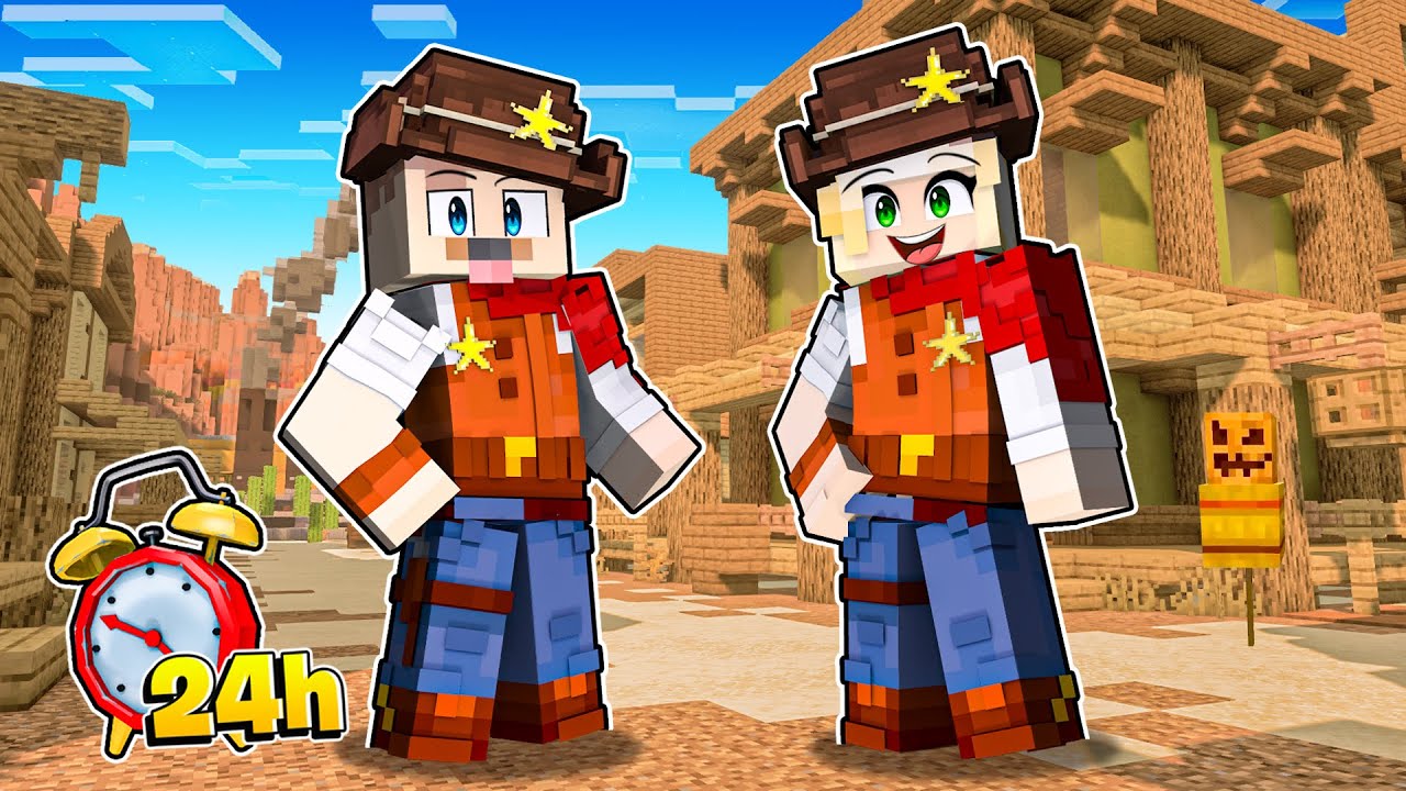 24H ALS COWBOYS LEBEN IN MINECRAFT!