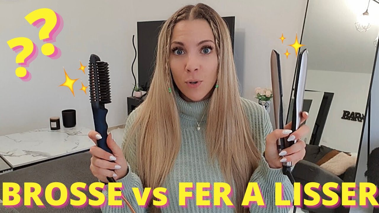 FER &agrave; LISSER vs BROSSE : Quel est le meilleur fer pour lisser ses cheveux ?!