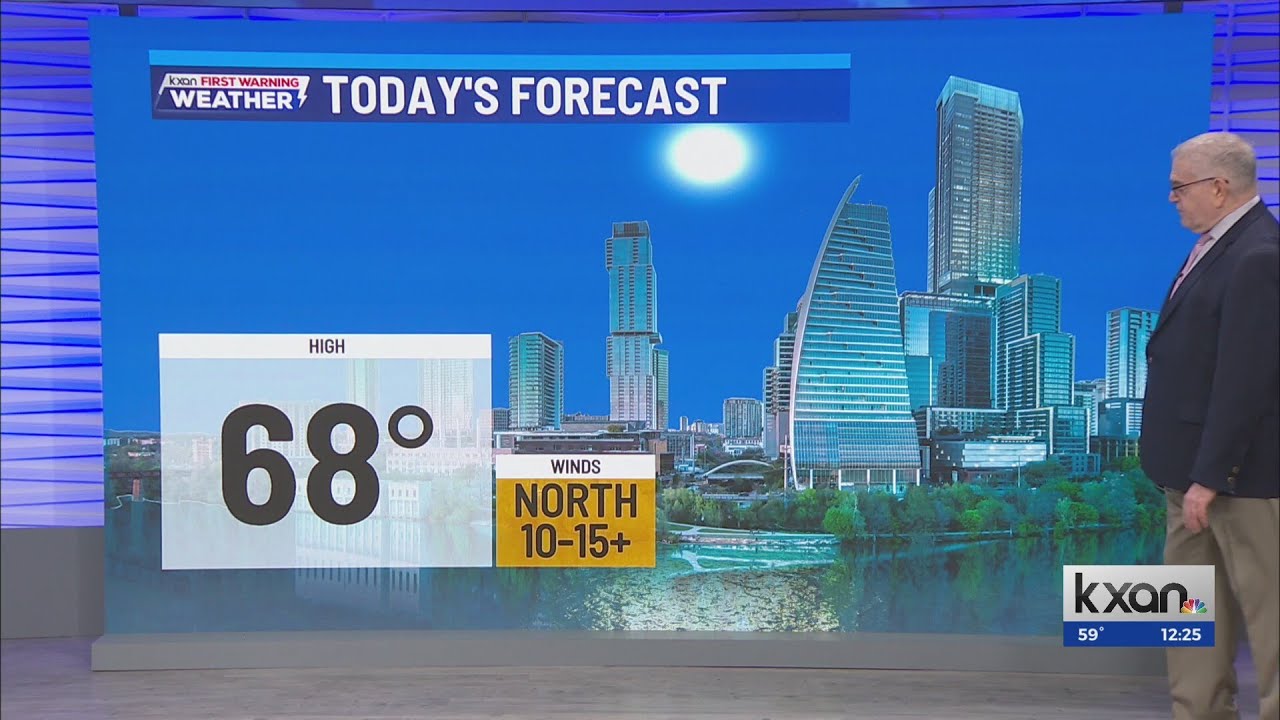 Central Texas has a bright and chilly Thursday afternoon
