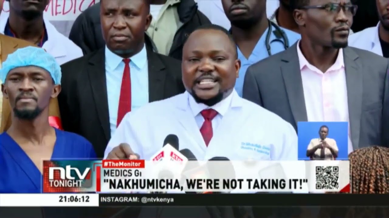 “Nakhumicha, we’re not taking it” Medics issue 7-day strike notice
