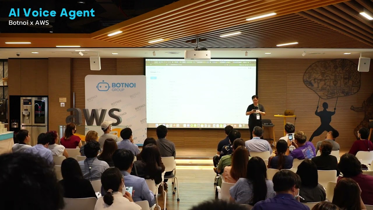 Live call : Botnoi x AWS AI Voice Agent Open house