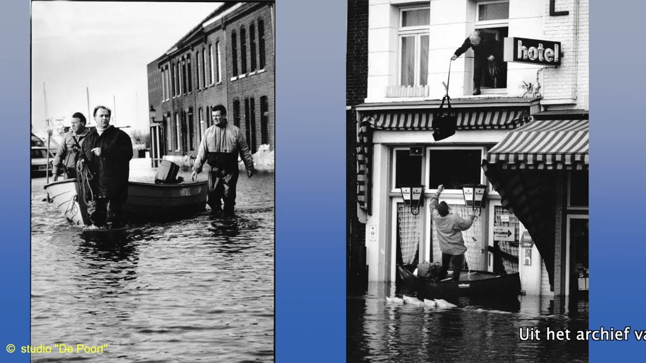 Hoogwater 25 dec. 1993.