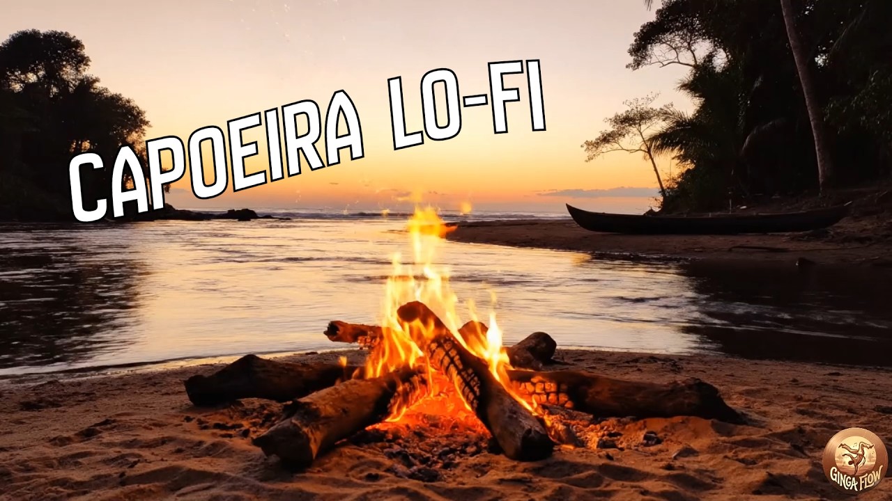 Relaxing Capoeira Lo-Fi - 1 Hour - Riverside - Peaceful Sunset - Ginga Flow #5