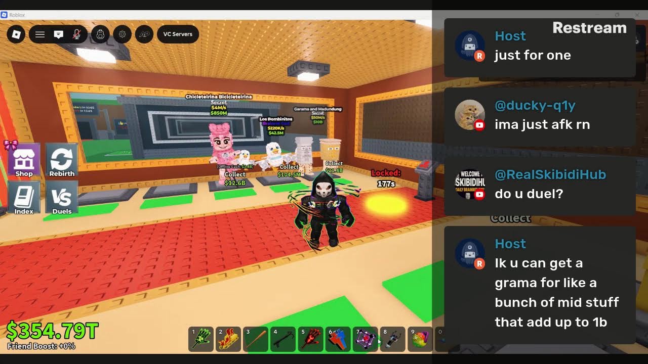 🔴Live🔴 Steal A Brainrot SELLLING/TRADING BRAINROTS LF: DRAGONS/ GINGER GERATS/ GRAMAS