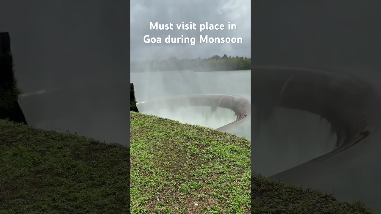 Hidden gem in Goa |Salaulim Dam#shorts#offbeat#trending#goa#southgoa#goainmonsoon#nature#dam#travel