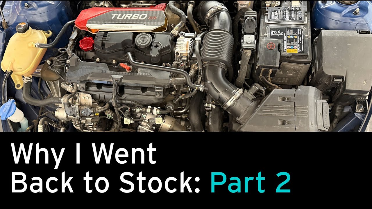 JB4 & K&N Intake Removal | Back to Stock Part 2 (Top Side) | Kia K5 GT-Line