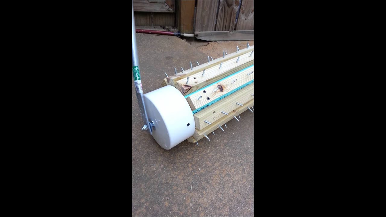 DIY Lawn aerator