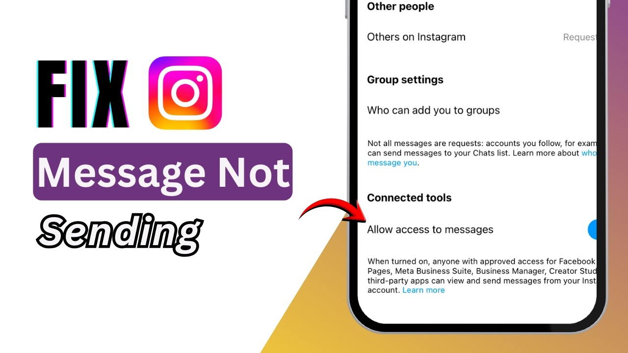 FIX Failed to Send Message in Instagram 2026 | Instagram Message Error