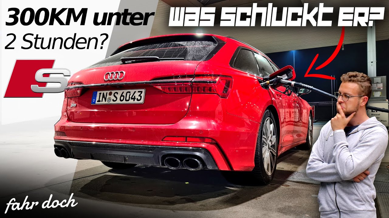 LANGSTRECKEN MONSTER! Audi S6 C8 Avant  | Vollgas auf Autobahn + Verbrauch | Fahr doch