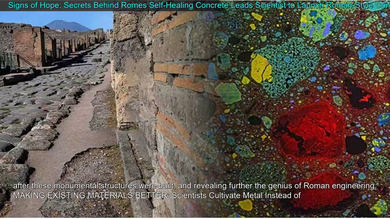 Signs of Hope: Secrets Behind Romes Self-Healing Concrete Leads Scientist to Launch Roman-