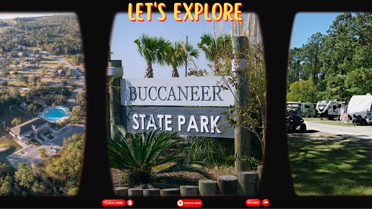 Let's explore Buccaneer State Park, Waveland MS