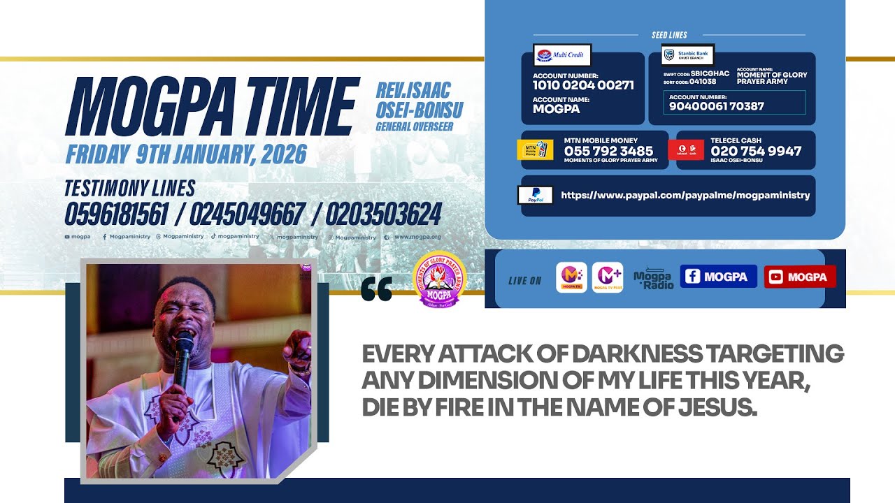 FIRING BACK EVIL ATTACKS || MOGPA TIME WITH REV O B || 09 - 01 - 2026