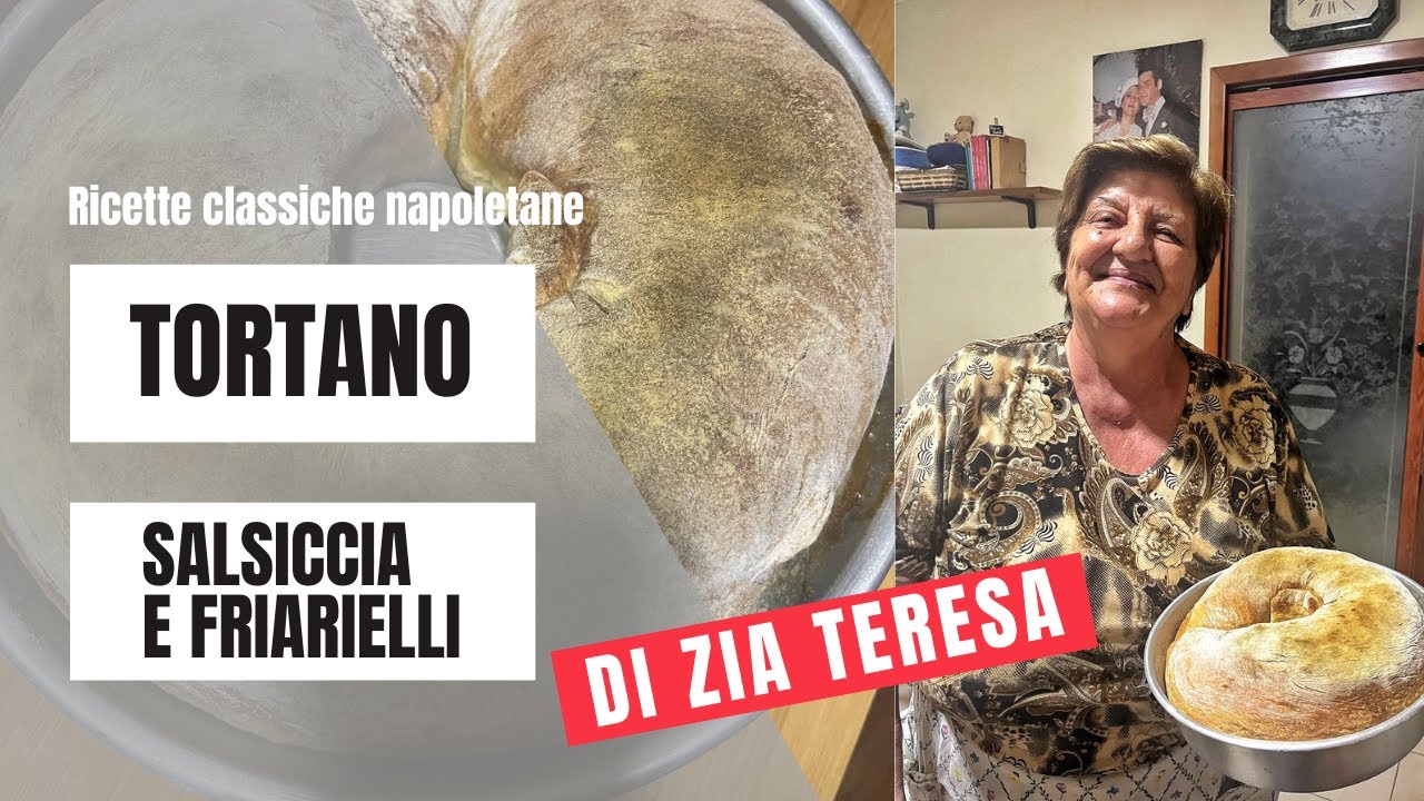 Il tortano salsiccia e friarielli di Zia Teresa