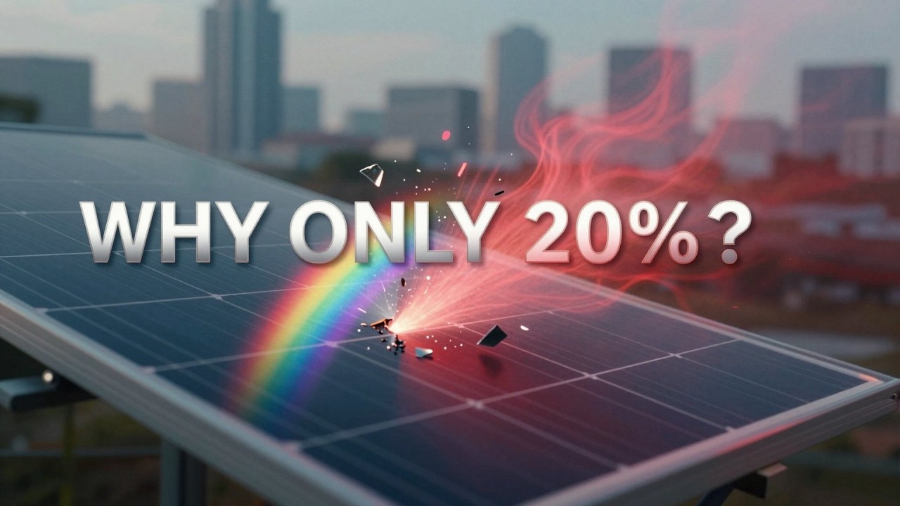 Почему КПД солнечных панелей не превышает 20%